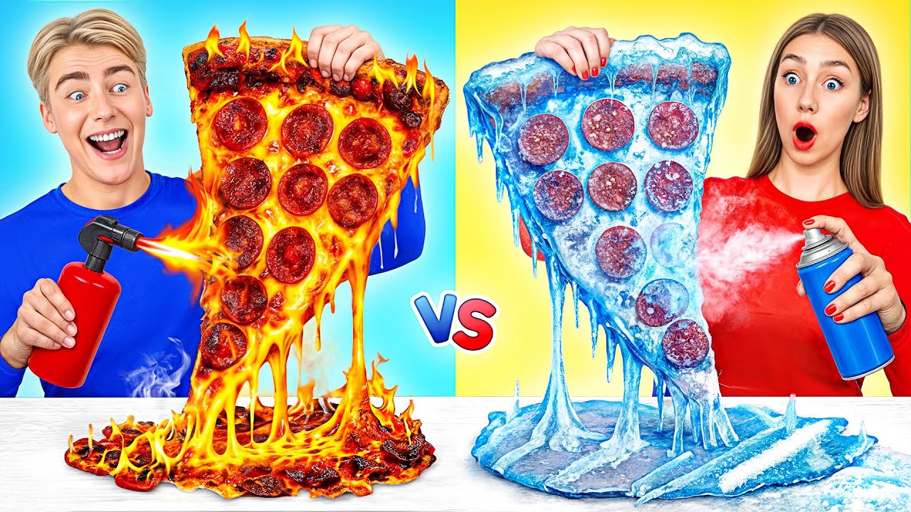 Hot vs Cold Food Challenge π½οΈ