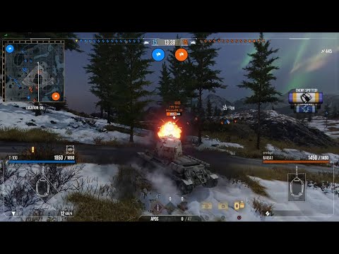 WOT PS4: T-100 Tank Destroyer Gameplay 🚀