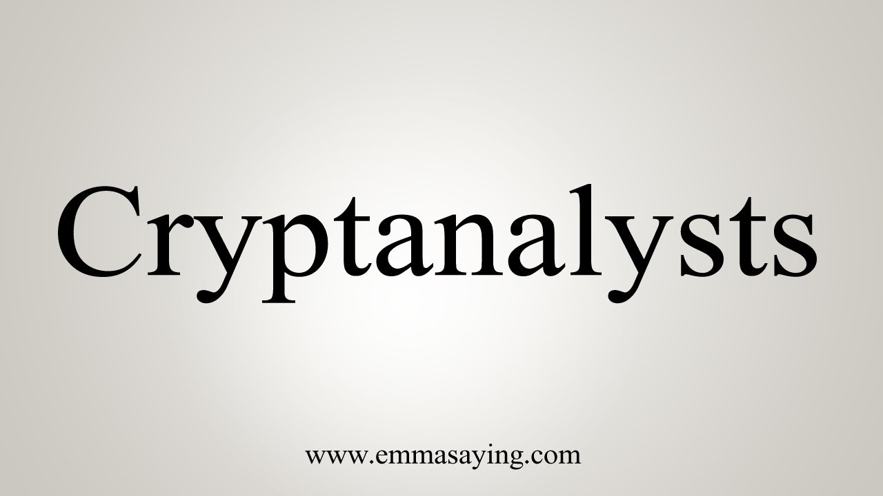 How to Pronounce 'Cryptanalysts' | Free Pronunciation Guide 🔊