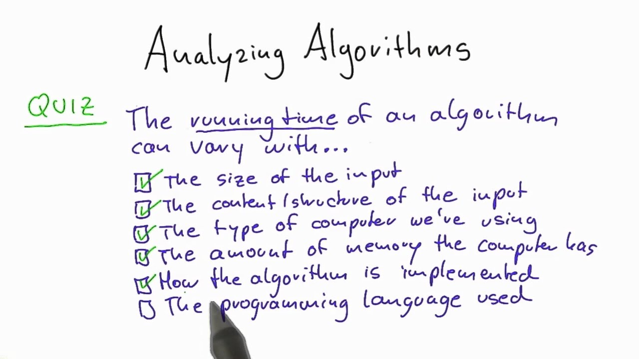 Algorithm Analysis in Theoretical Computer Science