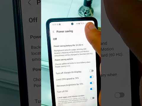 enable adaptive power saving mode