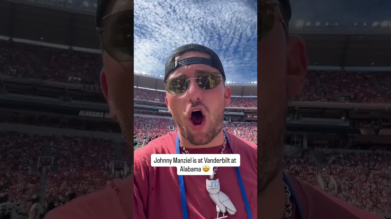 Johnny Football Returns to Tuscaloosa for the First Time Since 2012 👀