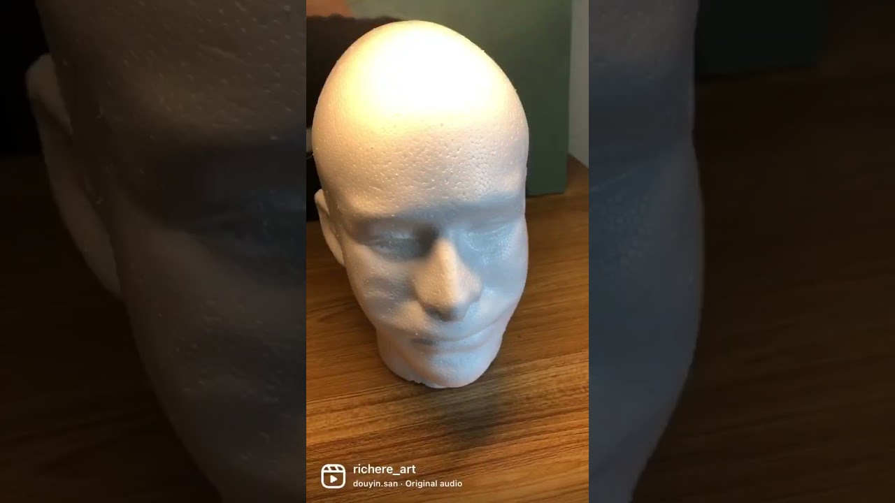 Learn Light & Shadow Drawing with a Styrofoam Head 🖤