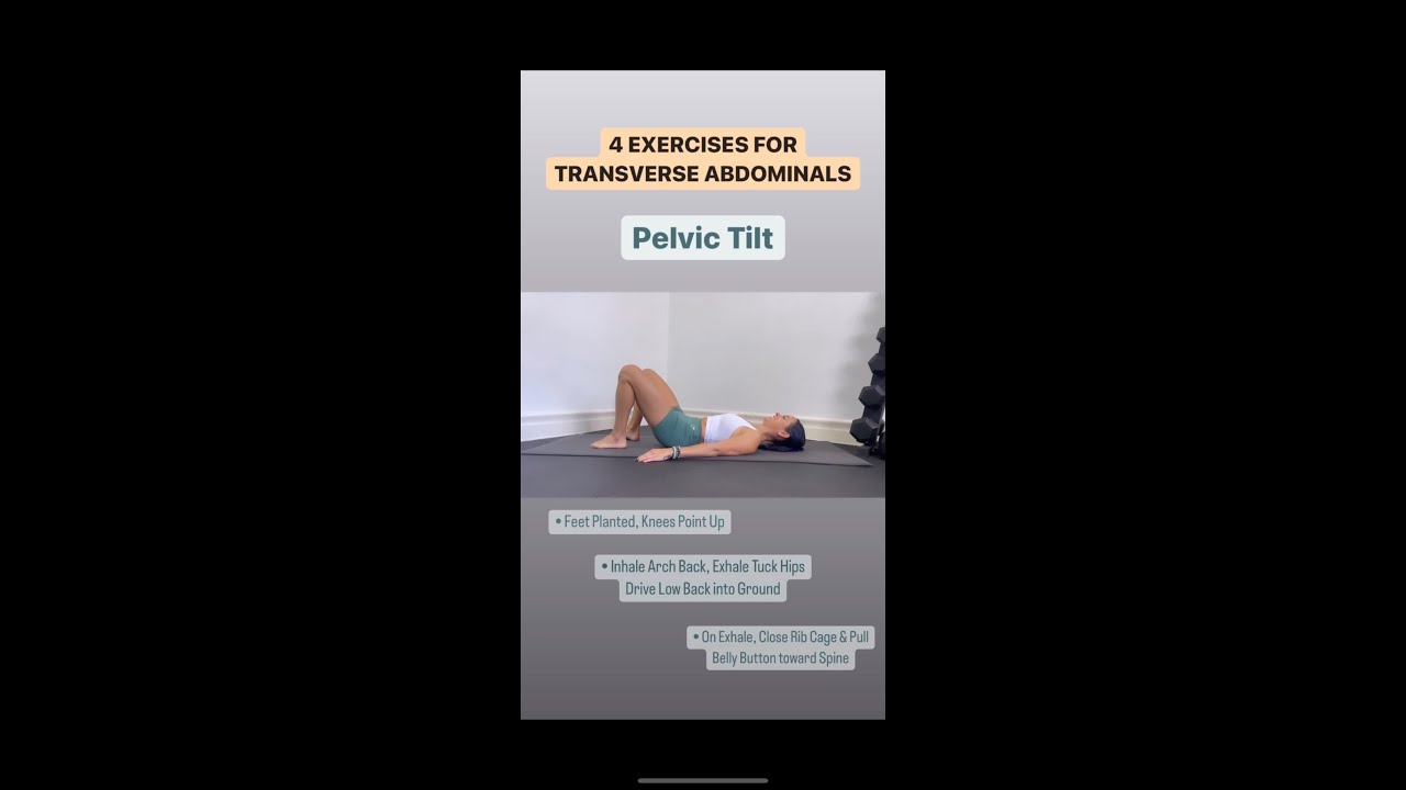4 Ab Exercises to Strengthen Transverse Abs & Relieve Back Pain