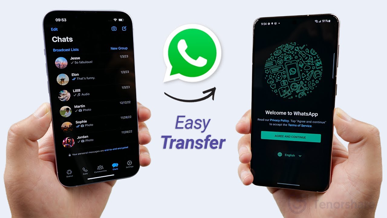 Free: Top 2 Ways to Transfer WhatsApp from iPhone to Android 2025