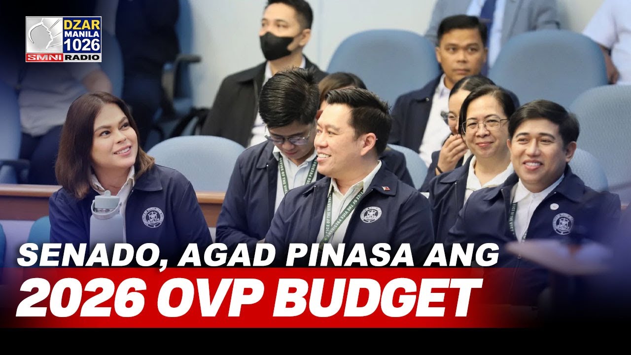 2 Senate Approves ₱900M OVP 2026 Budget ✨