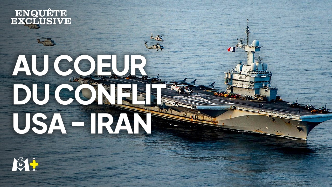 USA - IRAN : Immersion sur le CHARLES DE GAULLE en plein conflit - ENQUÊTE EXCLUSIVE - M6+ MAG