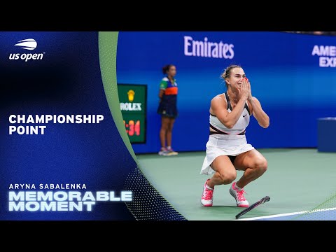 Championship Point | Aryna Sabalenka Wins Her Fourth Grand Slam Title | 2025 US Open