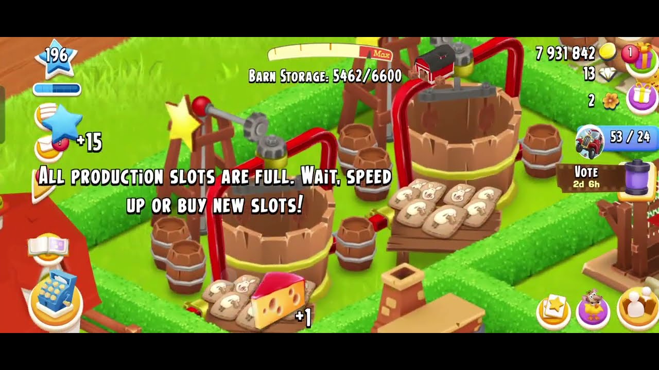 Hay Day Level 196 Gameplay π