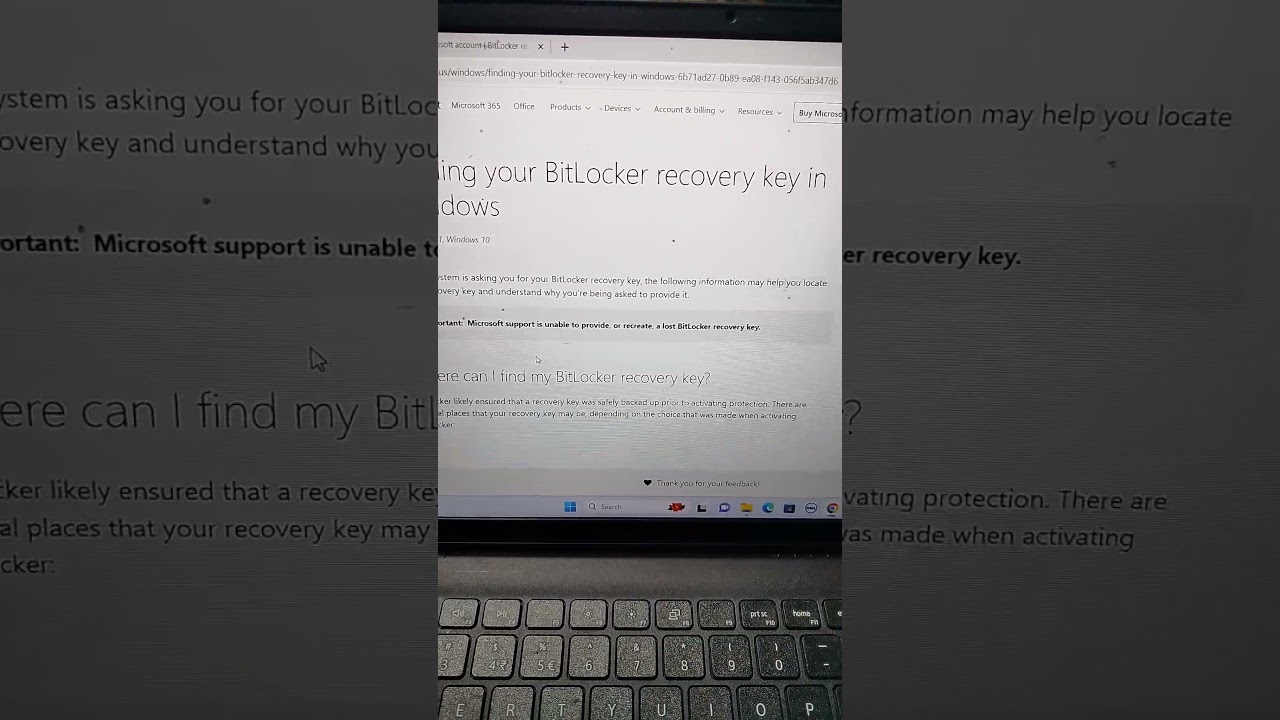 How to Find Your BitLocker Recovery Key
