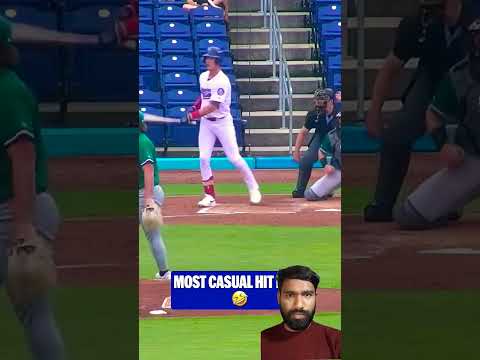 MOST CASUAL HIT  EVEN #baseball #mlb #sports #baseballlife #mlblb #baseballszn
