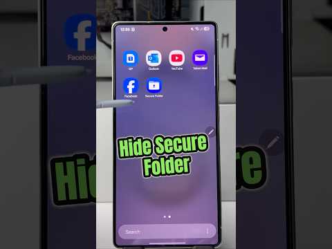 Show/Hide samsung secure folder #s25ultra #securefolder