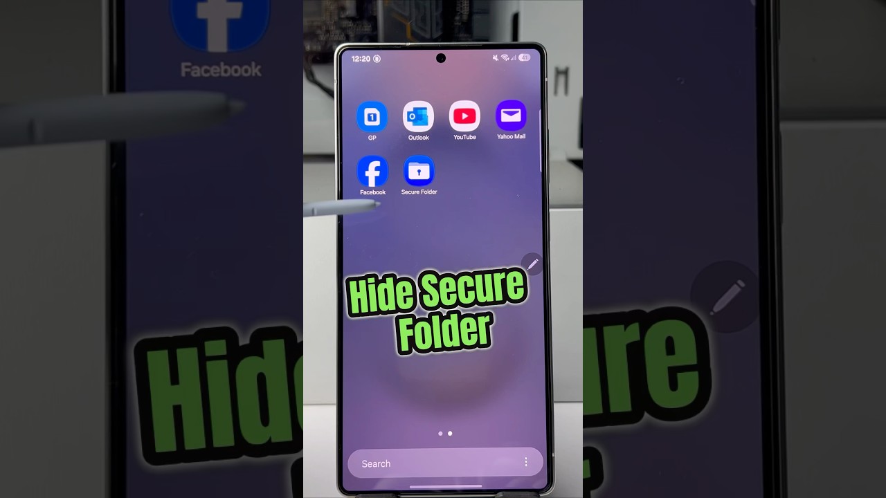 Easily Show or Hide Samsung Secure Folder on Galaxy S25 Ultra 🔒