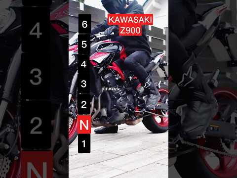 Maximum speed for each gear on a Kawasaki z900