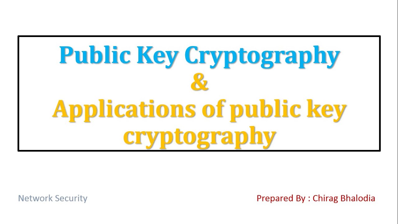 Public Key Cryptography: Basics & Real-World Applications 🔐