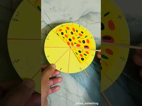 Fraction Pizza Model For School Project