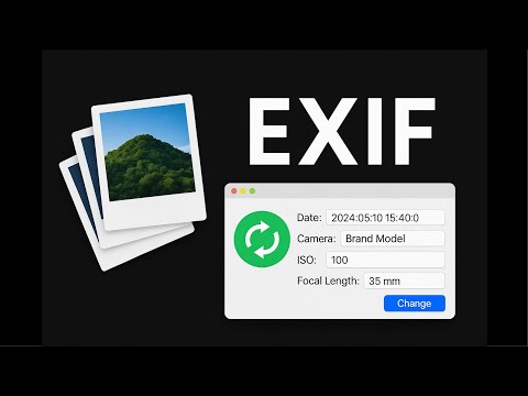A tool to easily change EXIF METADATA in your photos - batch processing available