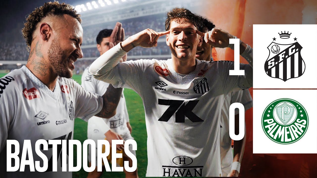 Santos 1-0 Palmeiras | Bastidores do Clássico 🎥