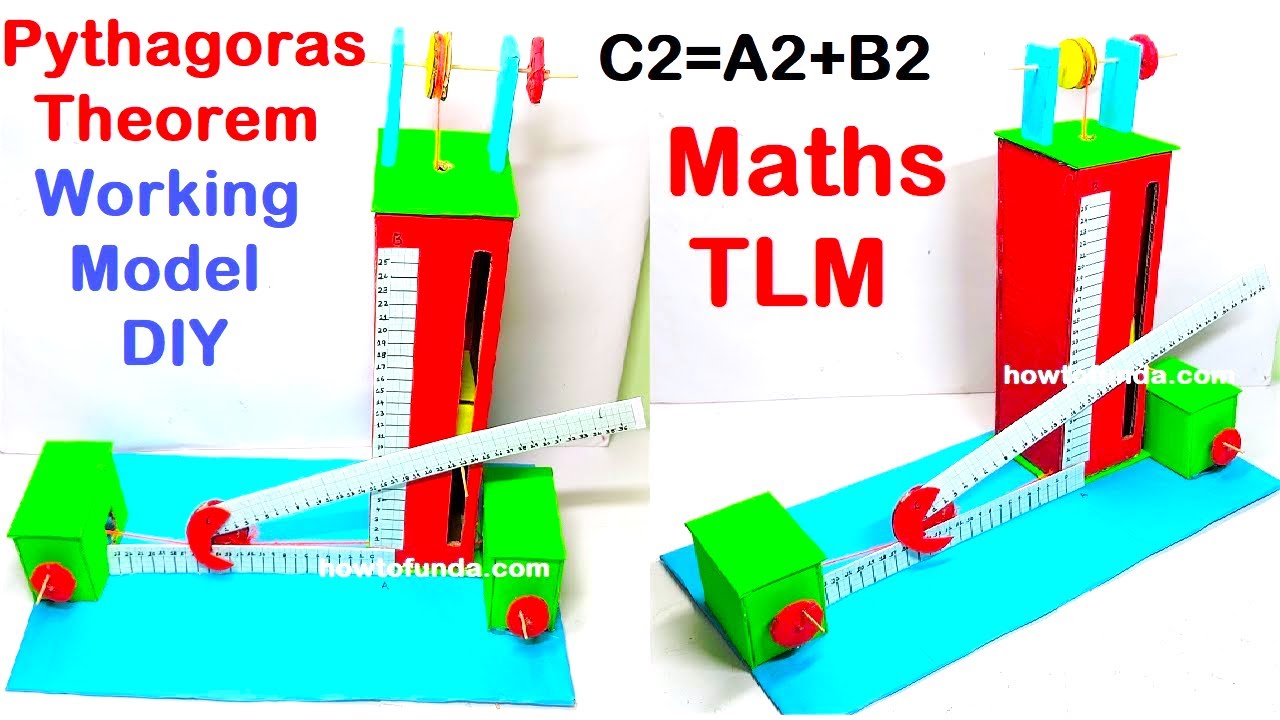 DIY 3D Pythagoras Theorem Model | Easy Math TLM Project 🧮