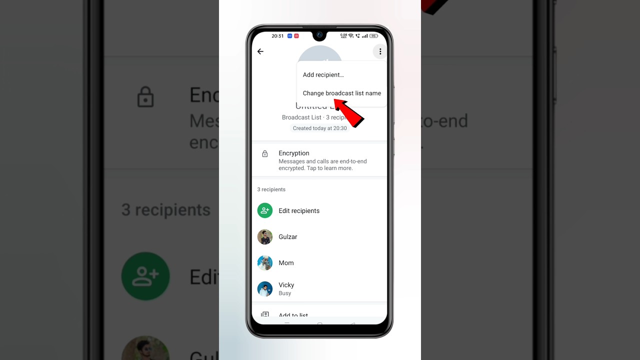 Change WhatsApp Broadcast List Name Easily 📱