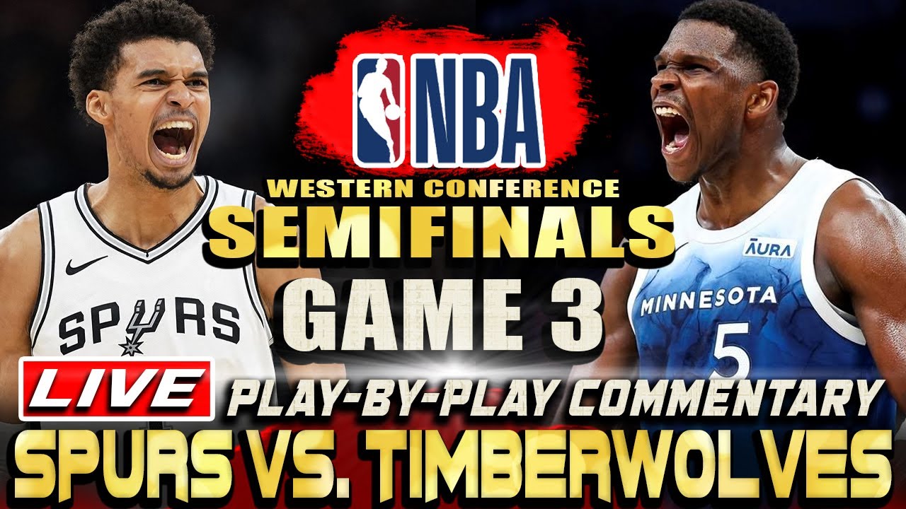 NBA Live: Spurs vs Timberwolves Game 3 Commentary 🏀