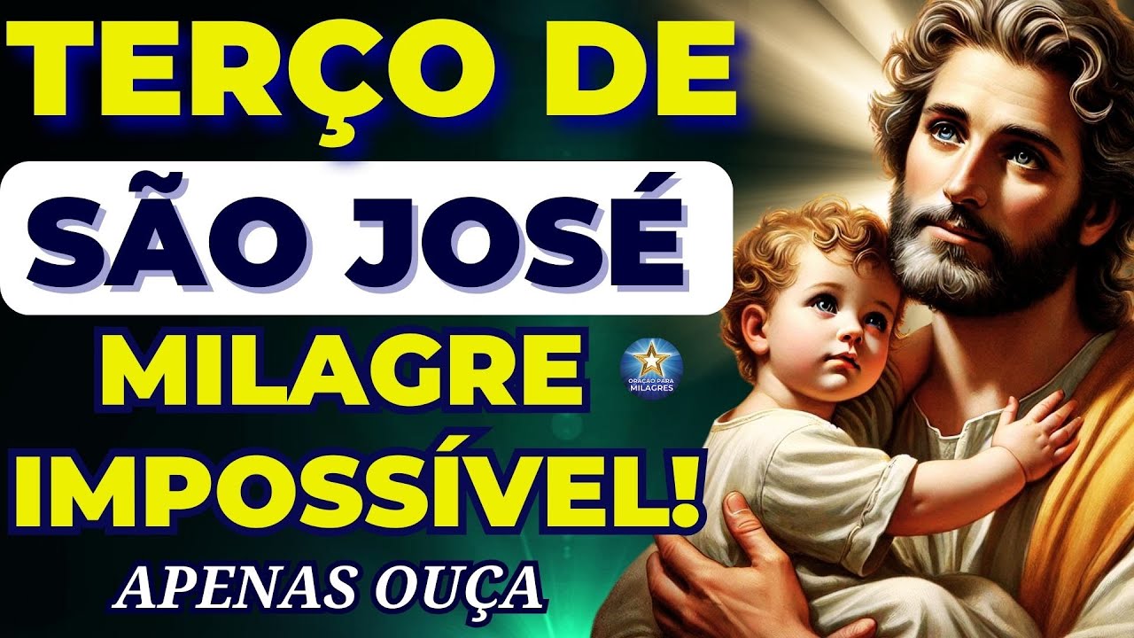 Terço de São José para Milagre Urgente 🙏