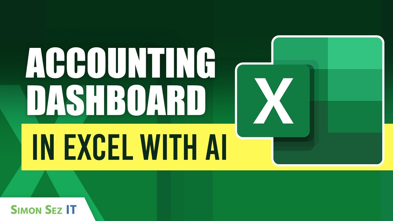 Create an Accounting Dashboard in Excel with AI (Using ChatGPT for Excel Add-In)