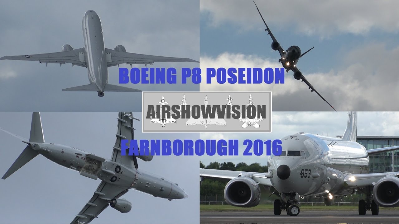 Boeing P-8 Poseidon at Farnborough 2016 βοΈ