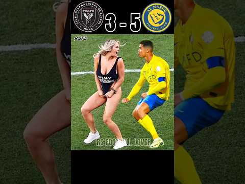 Al-Nassr vs inter miami 🤯 ronaldo injury 😱 ronaldo vs Messi #football #shorts #soccer