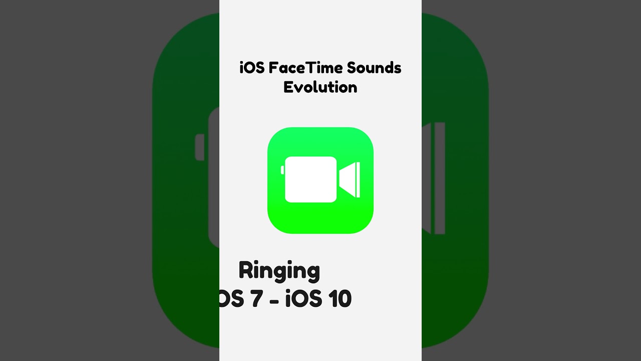 iOS FaceTime Sound Evolution 🎶
