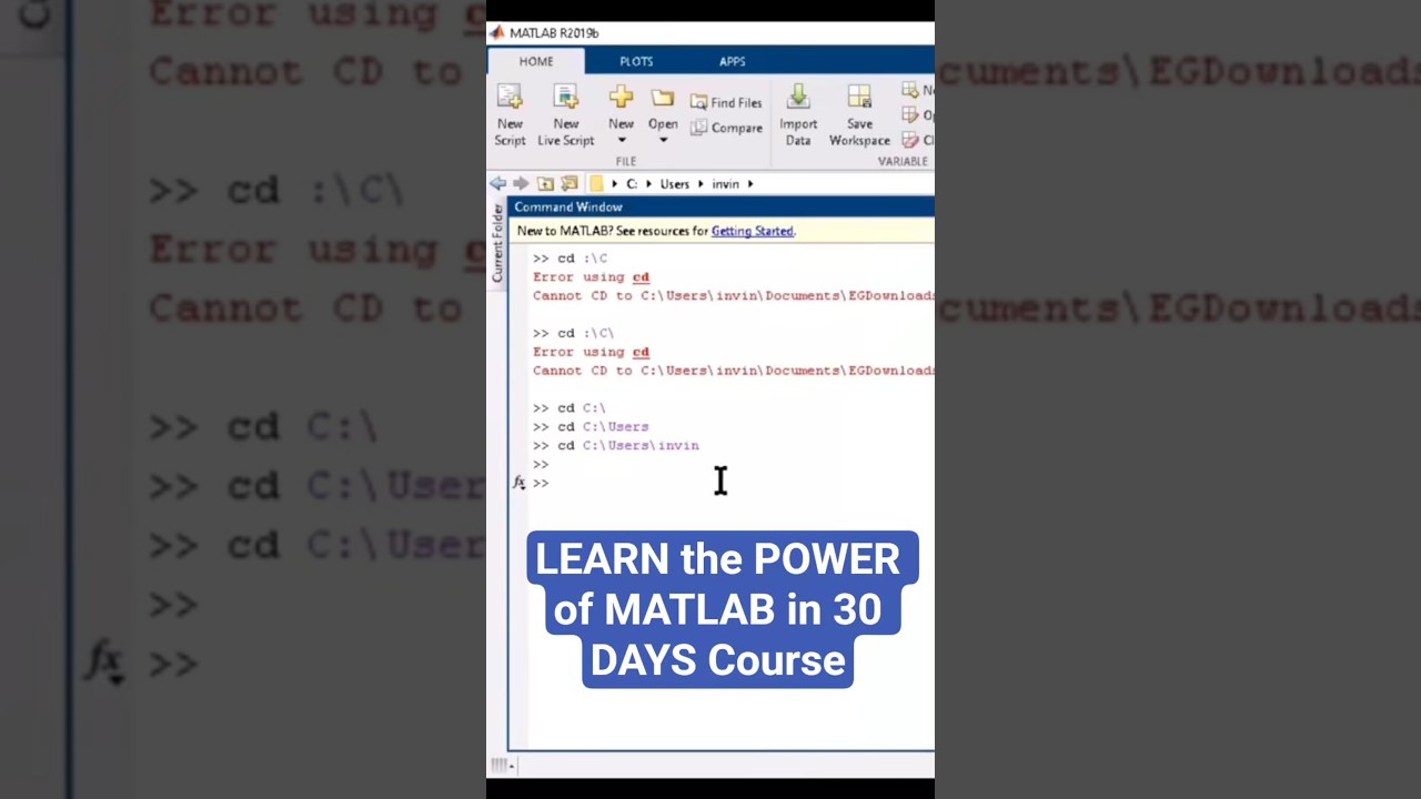MATLAB for Beginners in 30 Days 📊