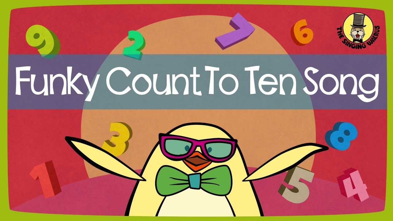 Funky Counting Song | Numbers 1-10 | The Singing Walrus