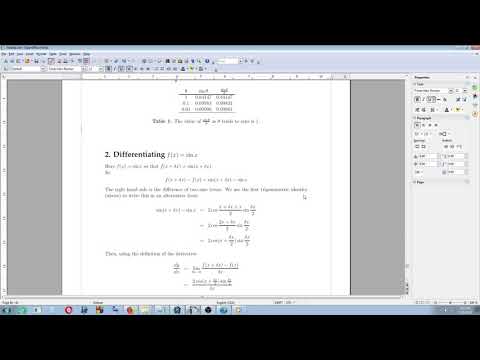 Engineering Mathematics On The Go - 32 - Differentiation of sine and cosine functions