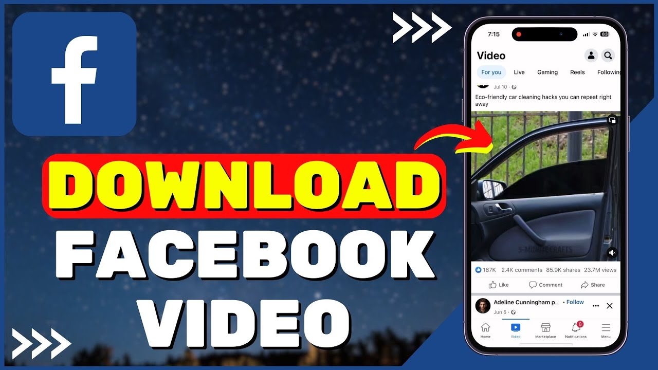 Easy Guide: Download Facebook Videos on iPhone & Android 📱