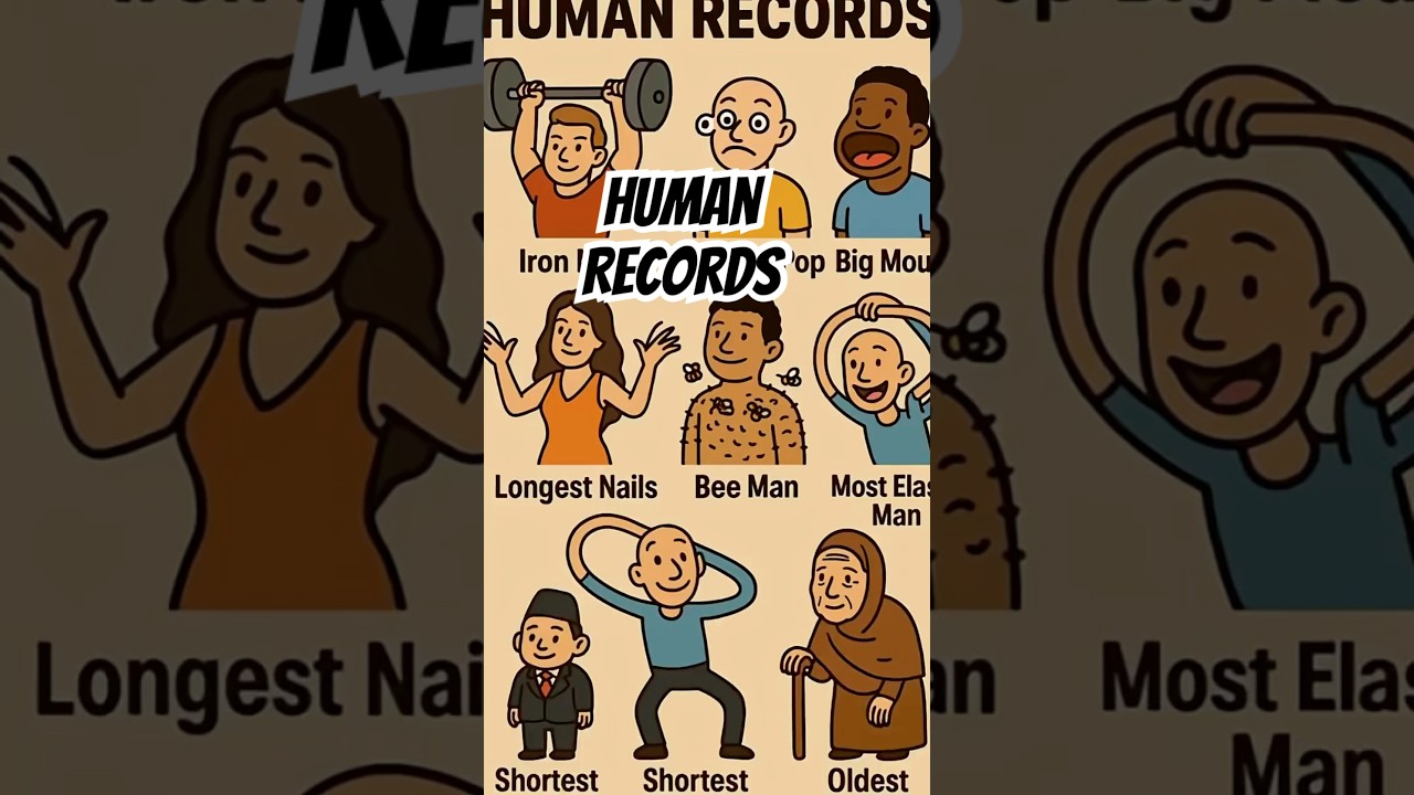 Rare Human Records Around the World 🌍