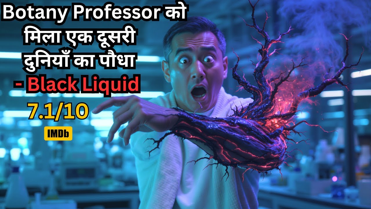Alien-Like Black Liquid Plant Discovered by Botany Professor! 👽 | Movie Explained in Hindi