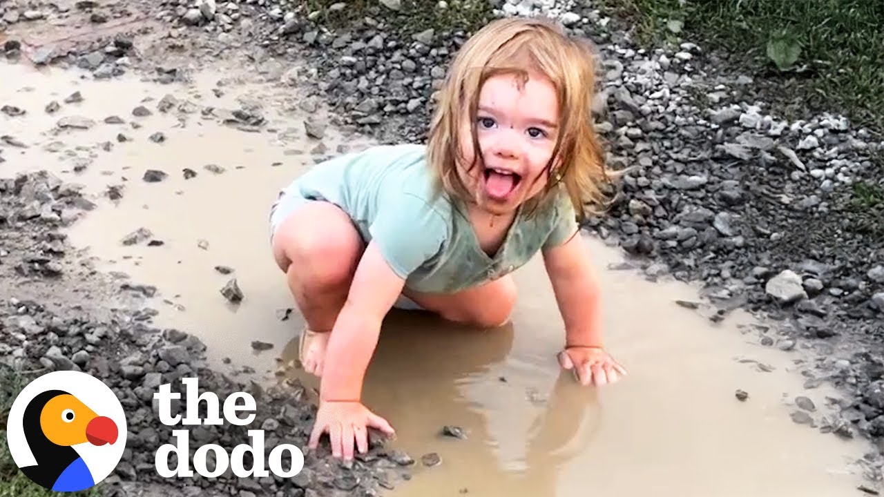 Baby Girl Raised by 6 German Shepherds πΆ