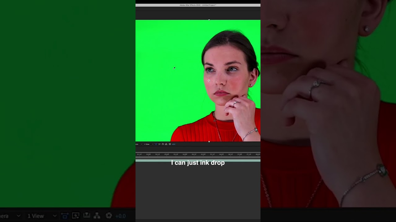 Remove Green Screen Background in After Effects 🎬