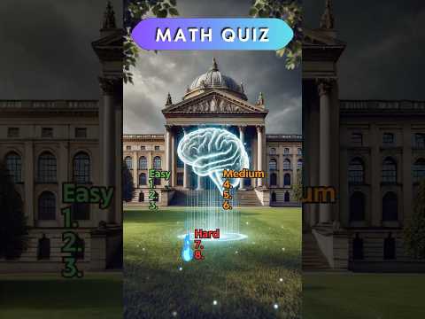 Ultimate Math Quiz! Test your knowledge!