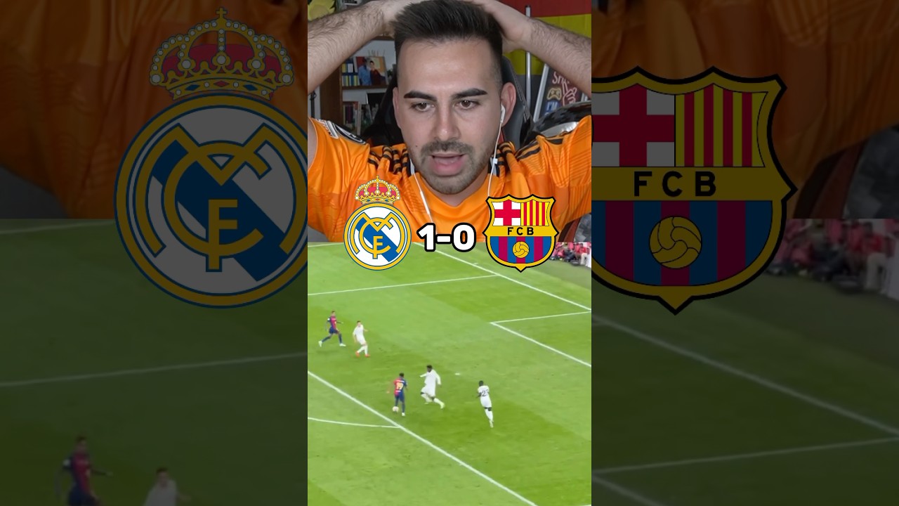 Reacción de un Madridista al Gol de Lamine Yamal en el Barcelona vs Real Madrid