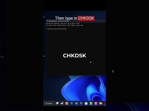 Scan and fix your hard drive with CMD #shorts #computertipsandtricks