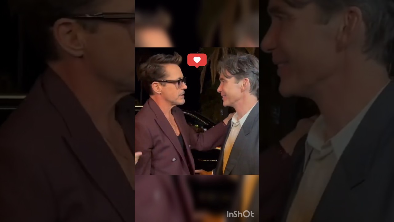 Robert Downey Jr & Cillian Murphy’s Unexpected moments 💫 #Oppenheimer #RDJ #CillianMurphy