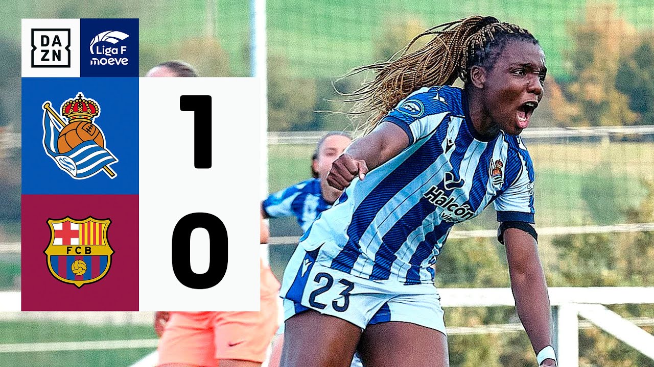 Real Sociedad vs FC Barcelona: Gol de Edna Imade da la Victoria en Liga F ⚽