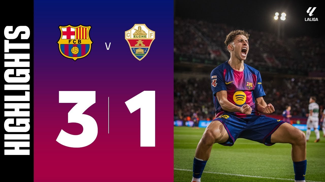 ¡Vive el Partido en Vivo! FC Barcelona vs. Elche CF en LaLiga 2025/26 ⚽