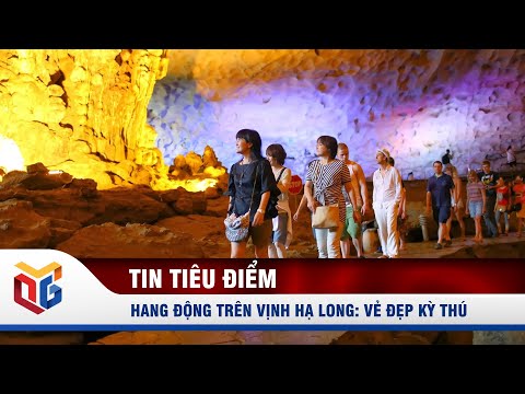 Hang động trên vịnh Hạ Long: Vẻ đẹp kỳ thú
