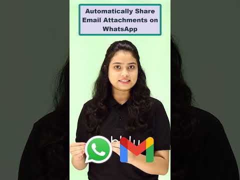 Share Email Attachments on WhatsApp Automatically #shorts #whatsapp