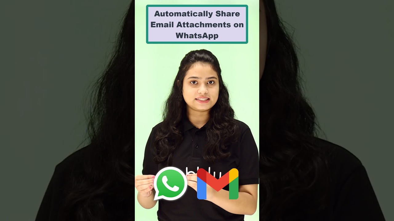 Automatically Share Email Attachments on WhatsApp #shorts #whatsapp