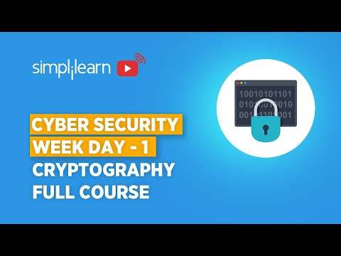 Cyber Security Week Day - 1 |Cryptography Full Course | Cryptography & Network Security| Simplilearn