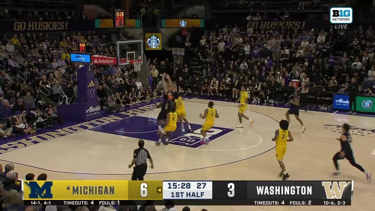 Morez Johnson Jr. Scores & Steals vs. Washington 🏀