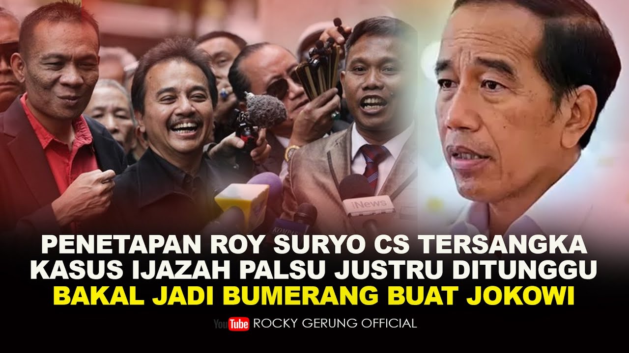 Roy Suryo Jadi Tersangka Kasus Ijazah Palsu 🤔